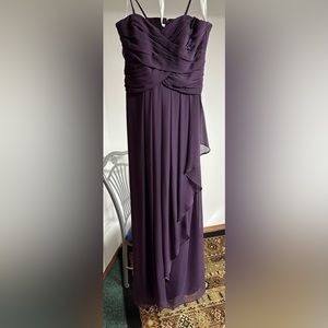 Beautiful bridesmaid dress size 2. Wine color. Only wore once.